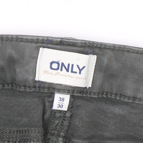 ONLY Boys Green Cargo Trousers 10 Years Regular Fit Cotton Twill