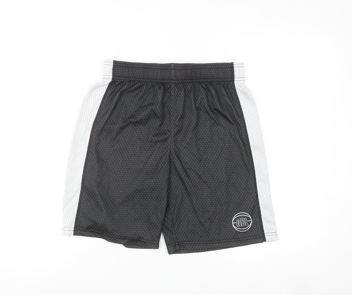 NBL Womens Black Athletic Basketball Shorts Size 12