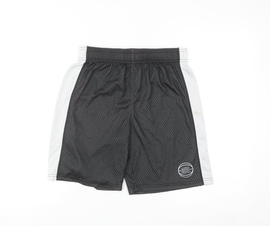 NBL Womens Black Athletic Basketball Shorts Size 12
