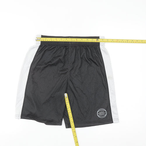 NBL Womens Black Athletic Basketball Shorts Size 12
