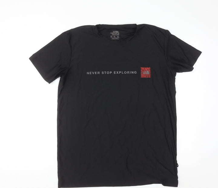 The North Face Men's Black XL Never Stop Exploring Graphic T-Shirt