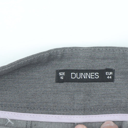 Dunnes Stores Women’s Grey Straight Leg Dress Pants Size 16