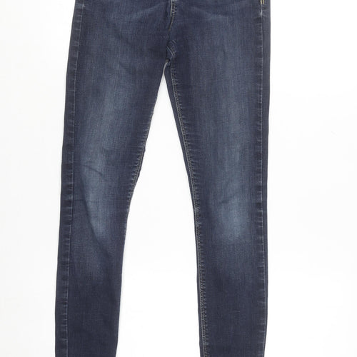 River Island Women's Blue Skinny Jeans Size 10 Stretch Denim