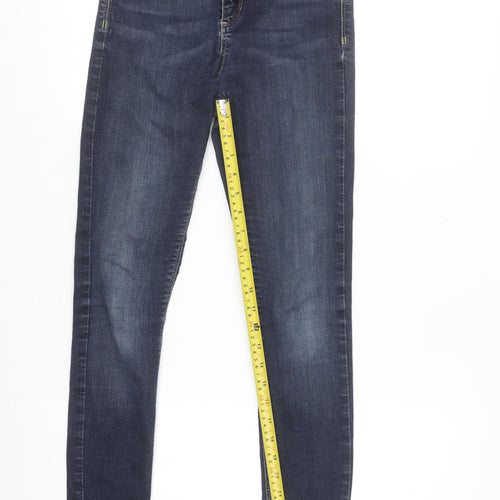River Island Women's Blue Skinny Jeans Size 10 Stretch Denim
