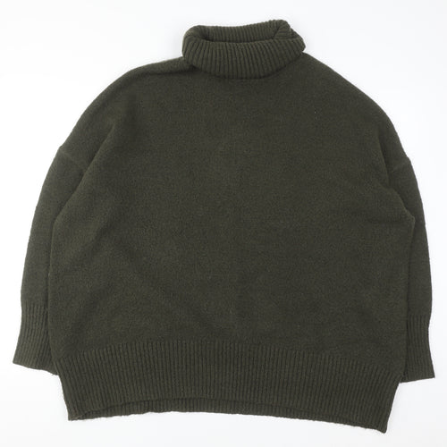 William Rast Women’s Green Roll Neck Pullover Jumper Size 20
