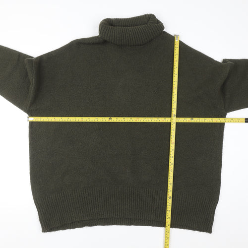 William Rast Women’s Green Roll Neck Pullover Jumper Size 20