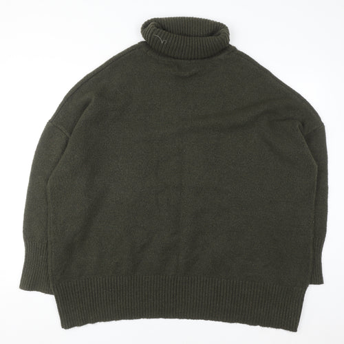 William Rast Women’s Green Roll Neck Pullover Jumper Size 20