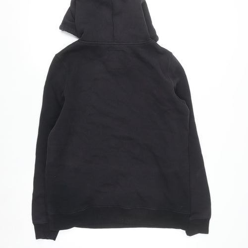Hollister Women's Black Pullover Hoodie Medium Cotton Blend