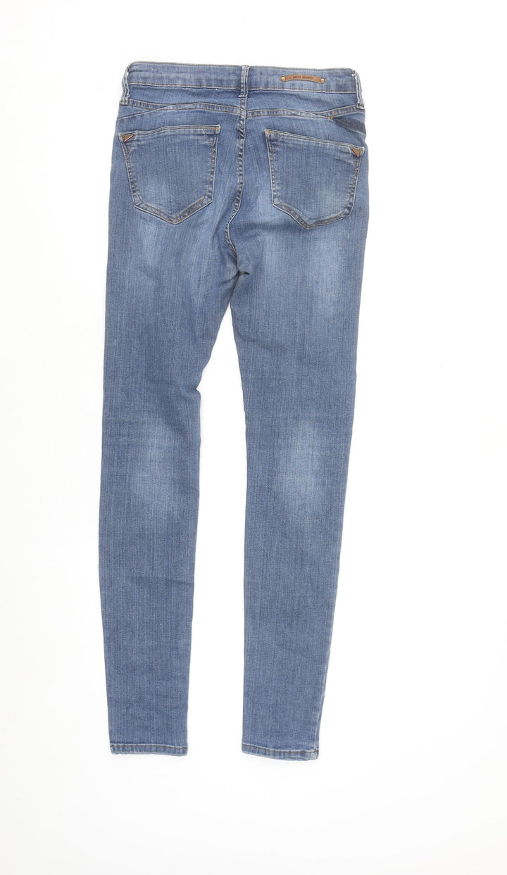 River Island Women’s Blue Skinny Mid Rise Jeans Size 10