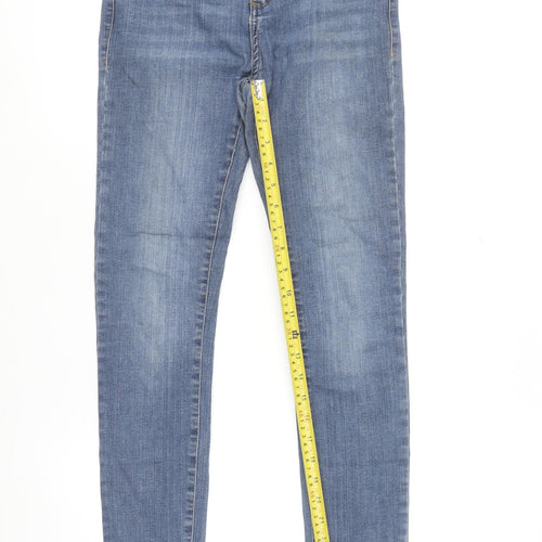 River Island Women’s Blue Skinny Mid Rise Jeans Size 10