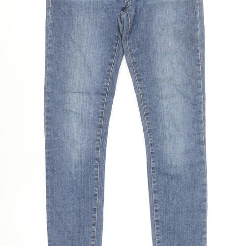 River Island Women’s Blue Skinny Mid Rise Jeans Size 10