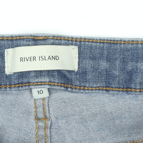 River Island Women’s Blue Skinny Mid Rise Jeans Size 10