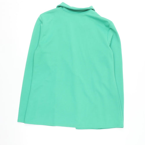 Quiz Womens Green Blazer Jacket Size 10 Double Breasted