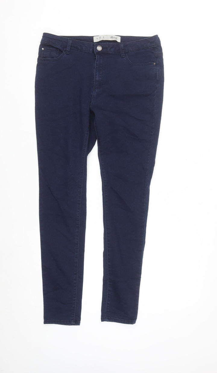 Damart Womens Blue Size 14 Skinny Stretch Denim Jeans