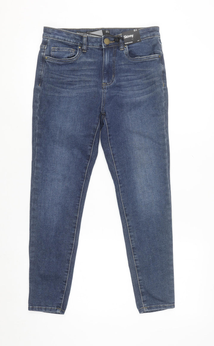 Dunnes Stores Women's Blue Skinny Jeans Size 10 Regular Fit