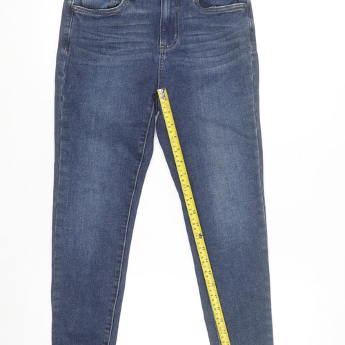 Dunnes Stores Women's Blue Skinny Jeans Size 10 Regular Fit