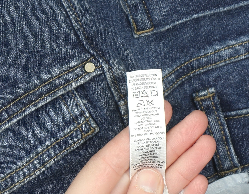 Dunnes Stores Women's Blue Skinny Jeans Size 10 Regular Fit