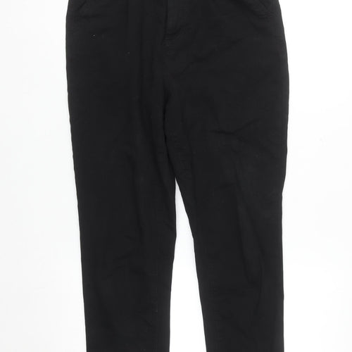 Primark Women Black Straight Leg Denim Jeans Size 10 Regular Fit