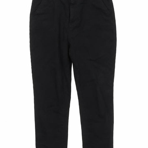 Primark Women Black Straight Leg Denim Jeans Size 10 Regular Fit