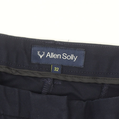 Allen Solly Men's Blue Slim Fit Chino Trousers Size 32
