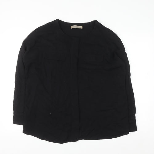 Paul Costelloe Living Studio Women’s Black Viscose Blouse Size 12