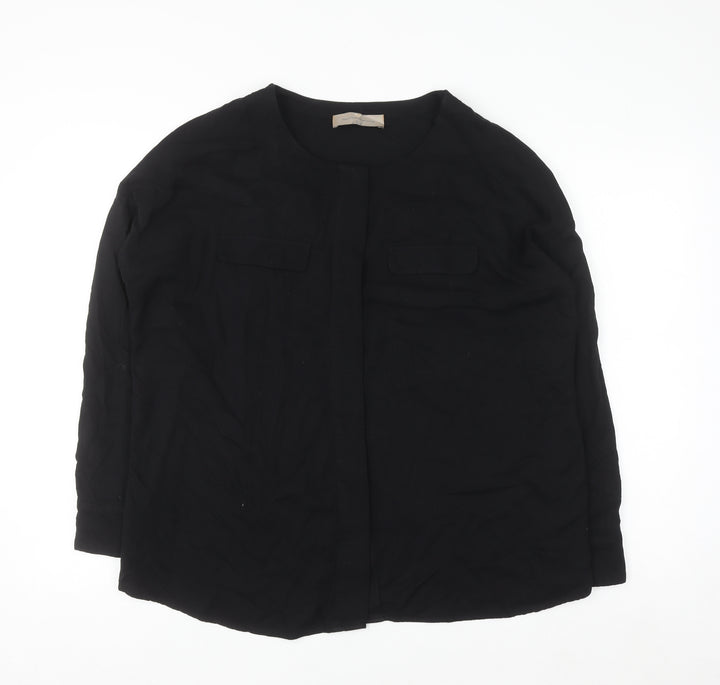Paul Costelloe Living Studio Women’s Black Viscose Blouse Size 12