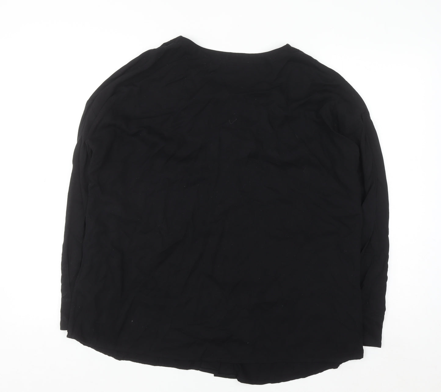 Paul Costelloe Living Studio Women’s Black Viscose Blouse Size 12