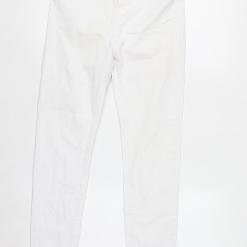 River Island Women's White Size 10 Skinny Jeans