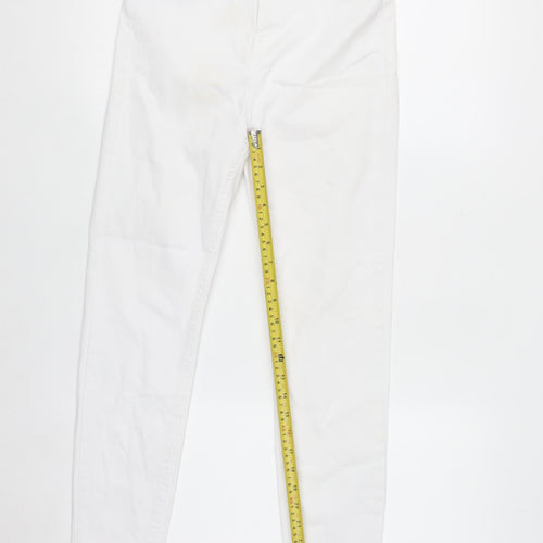 River Island Women's White Size 10 Skinny Jeans