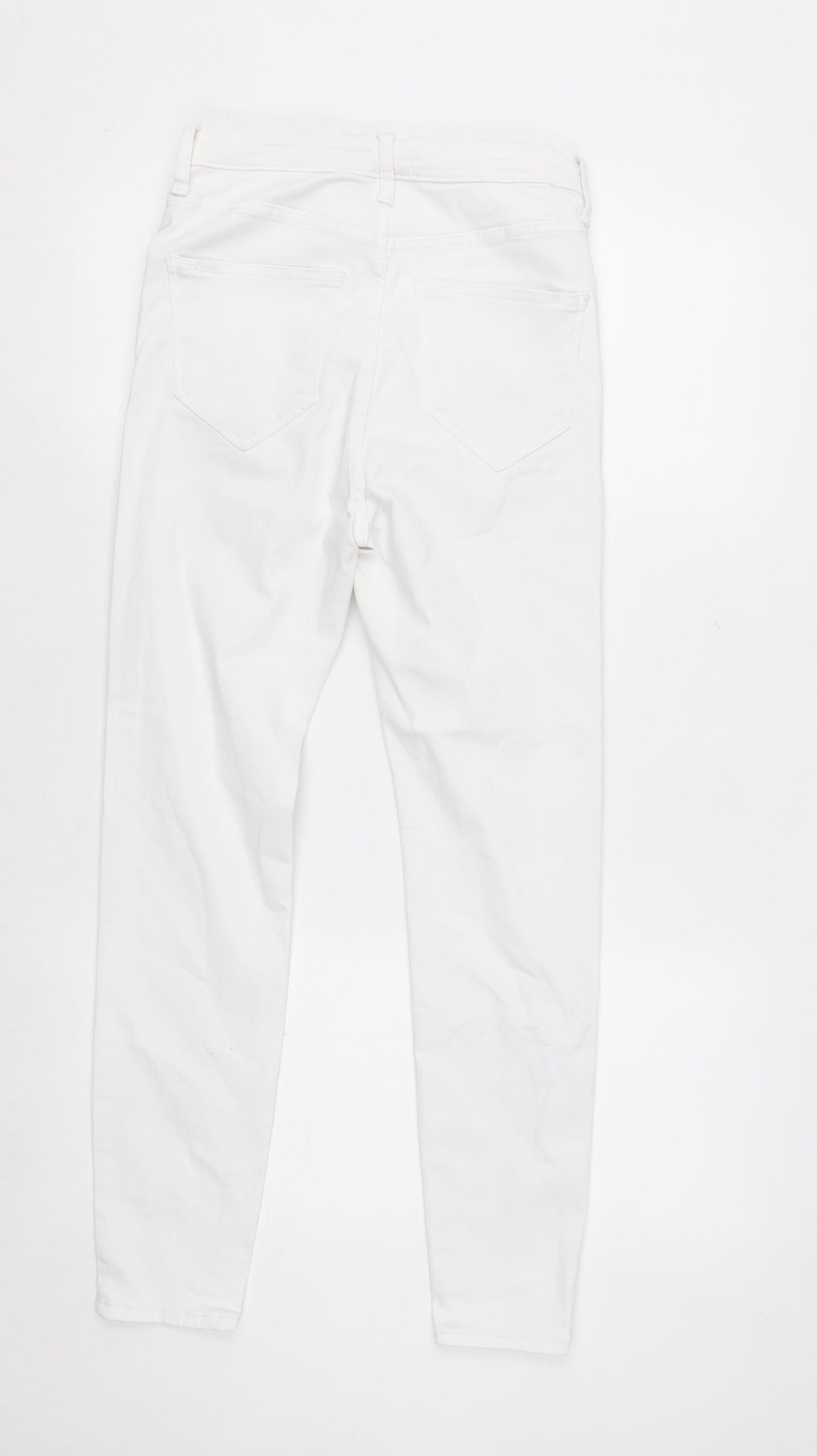River Island Women's White Size 10 Skinny Jeans