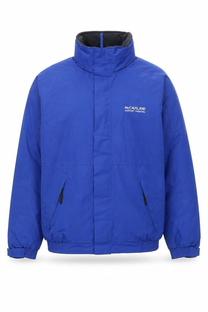 Front view of Regatta Professional Men's Blue Waterproof Work Jacket, size M