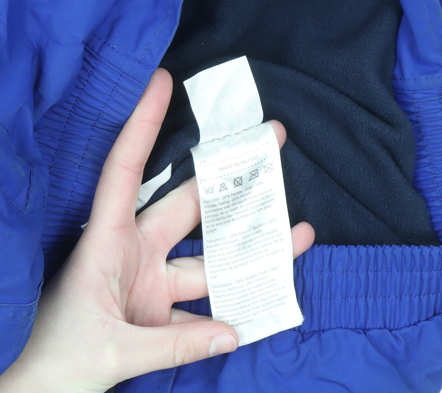Regatta Professional Men's Blue Waterproof Work Jacket Size M