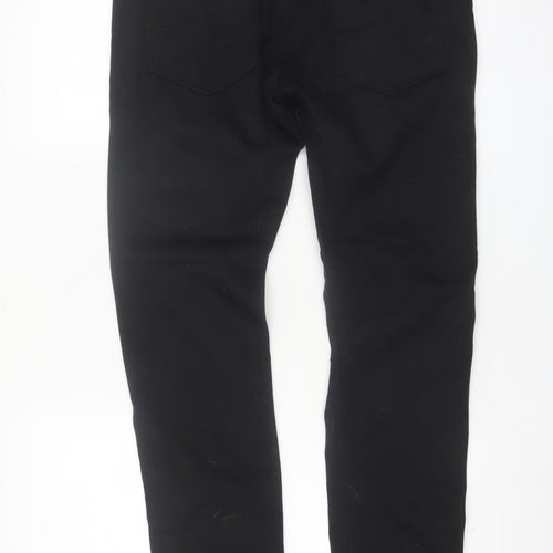 883 Police Men's Black Regular Fit Cassady Trousers W30
