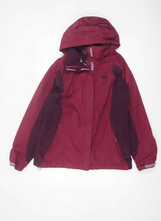 Regatta Women’s Purple Waterproof Hooded Rain Jacket Size 12