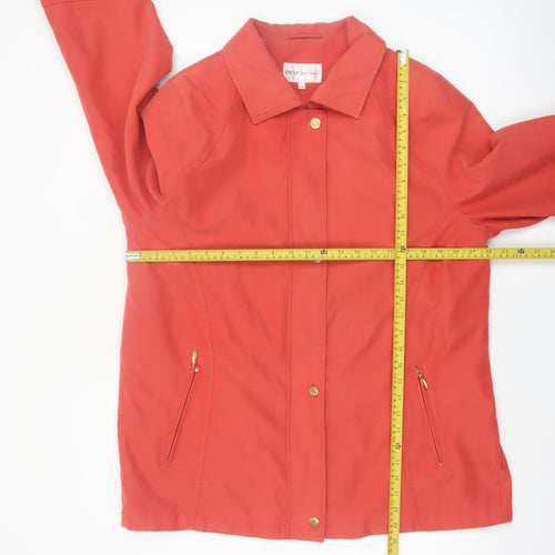 EWM Pure Classics Women's Red Mid-Length Lined Jacket Size 18