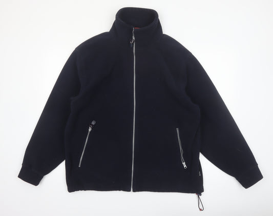 Peter Storm Men's Black Fleece Full Zip Outdoor Jacket L