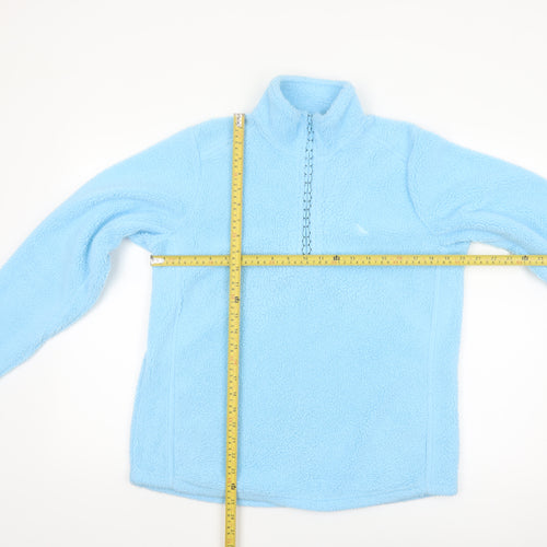 Hawkshead Women Blue Fleece 1/2 Zip Pullover Sweatshirt Size 14