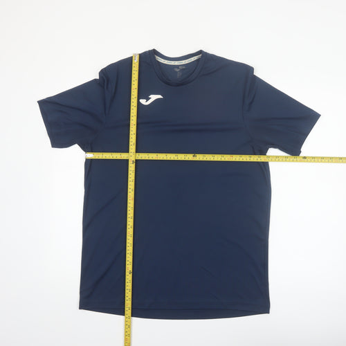 Joma Men Blue Lightweight Activewear T-Shirt Size L