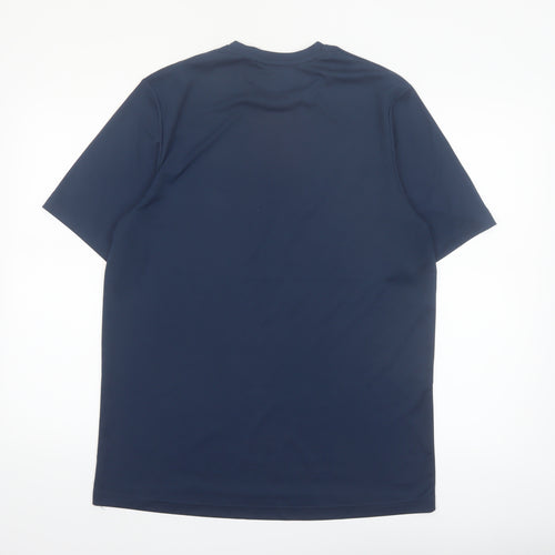 Joma Men Blue Lightweight Activewear T-Shirt Size L