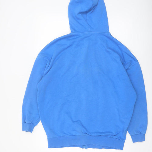 Clockhouse Women Blue Full Zip Hoodie Boston Team Design XS