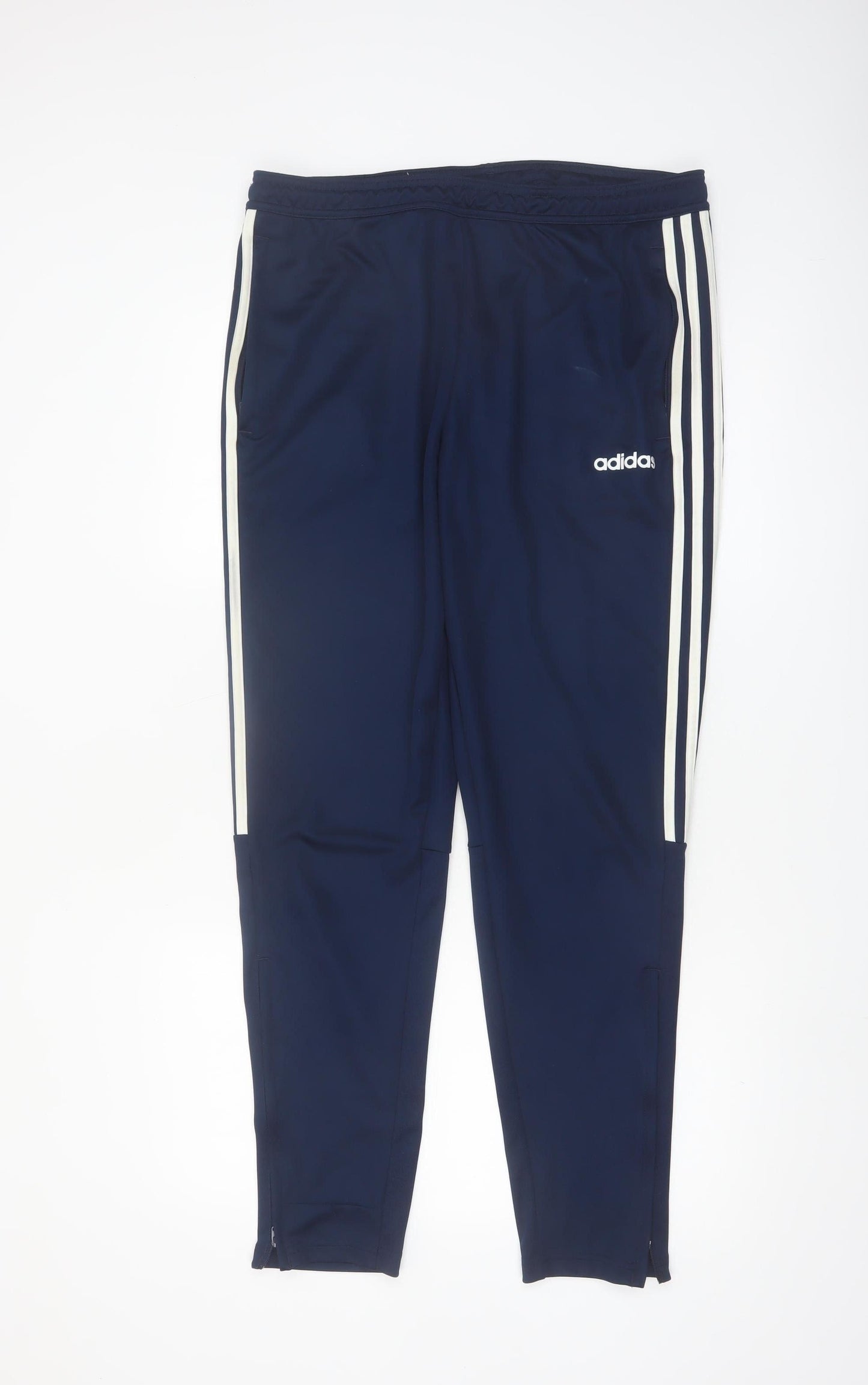 Adidas Men’s Navy Blue AEROREADY Slim Jogger Trousers L