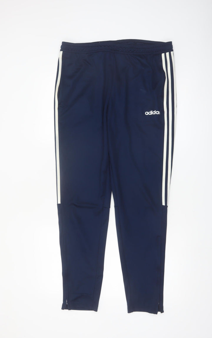 Adidas Men’s Navy Blue AEROREADY Slim Jogger Trousers L