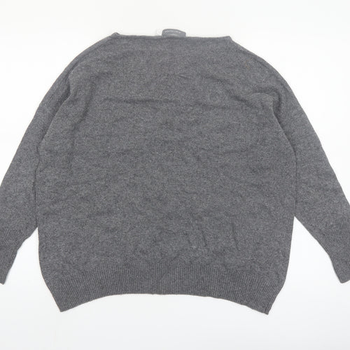 Mint Velvet Women's Grey Heart Pullover Jumper Size M