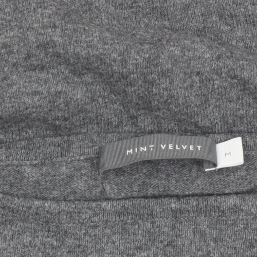 Mint Velvet Women's Grey Heart Pullover Jumper Size M