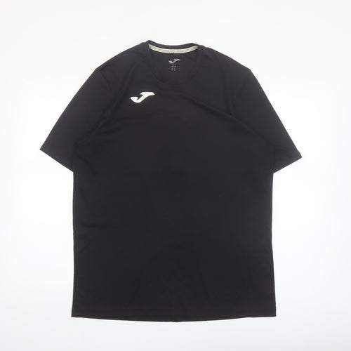 Joma Men's Black Athletic Short Sleeve T-Shirt Size L