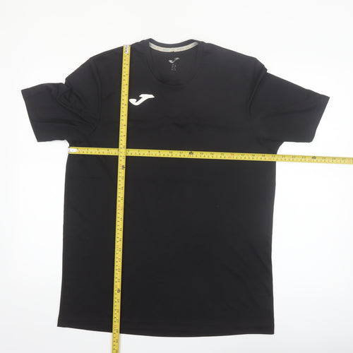 Joma Men's Black Athletic Short Sleeve T-Shirt Size L