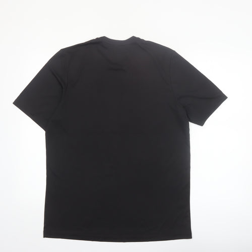 Joma Men's Black Athletic Short Sleeve T-Shirt Size L