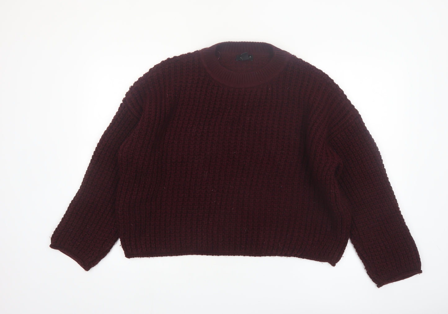 New Look Women's Brown Chunky Knit Pullover Jumper Size L