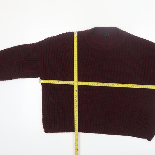 New Look Women's Brown Chunky Knit Pullover Jumper Size L