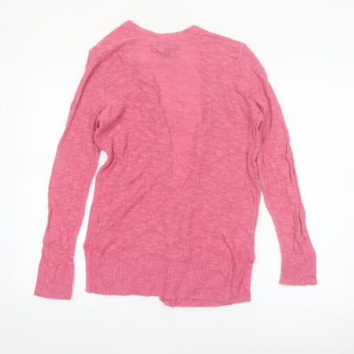 Gap Womens Pink XS Cardigan Knit Long Sleeve Lightweight